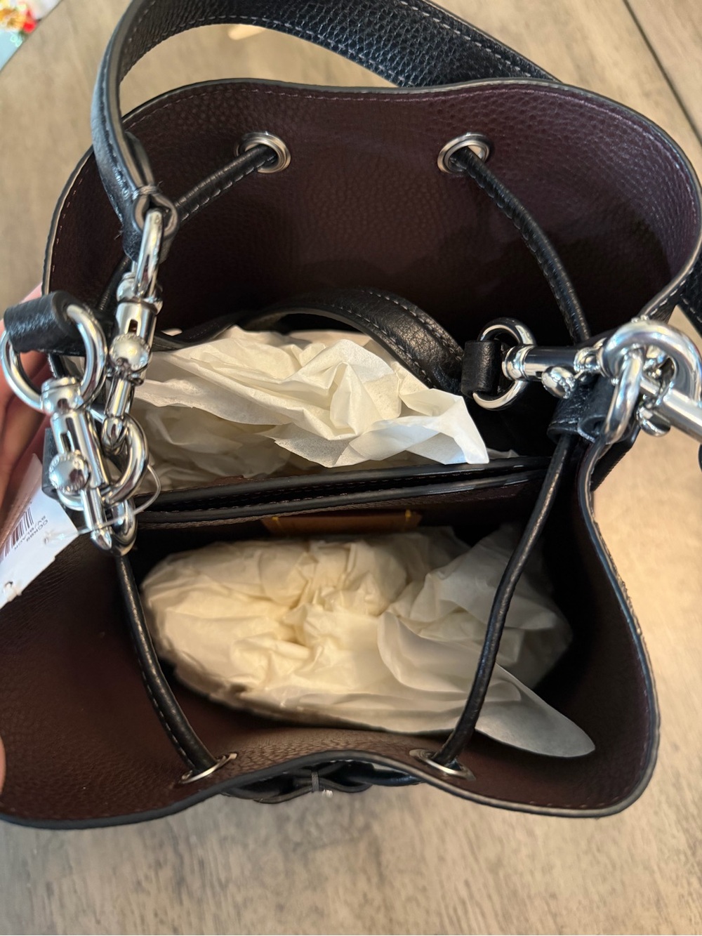 NWT Coach Rowan Bucket Bag with butterfly print - Picture 2 of 5